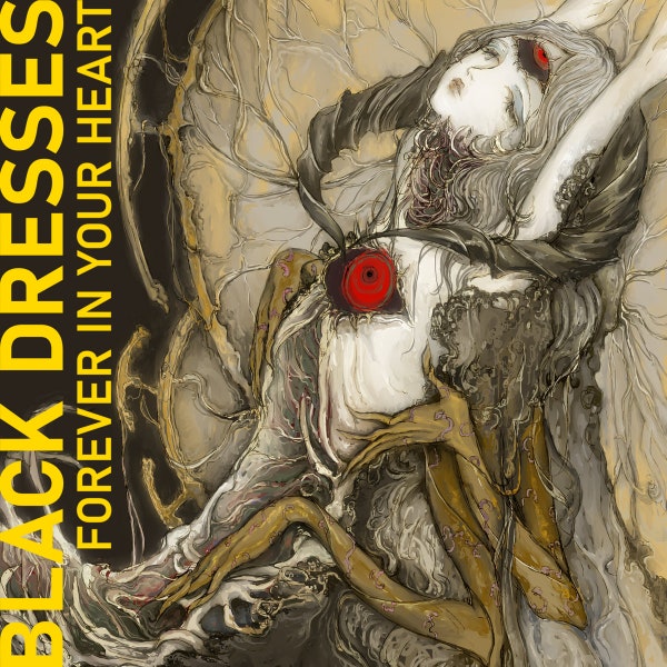 Album cover to Black Dresses's new album.